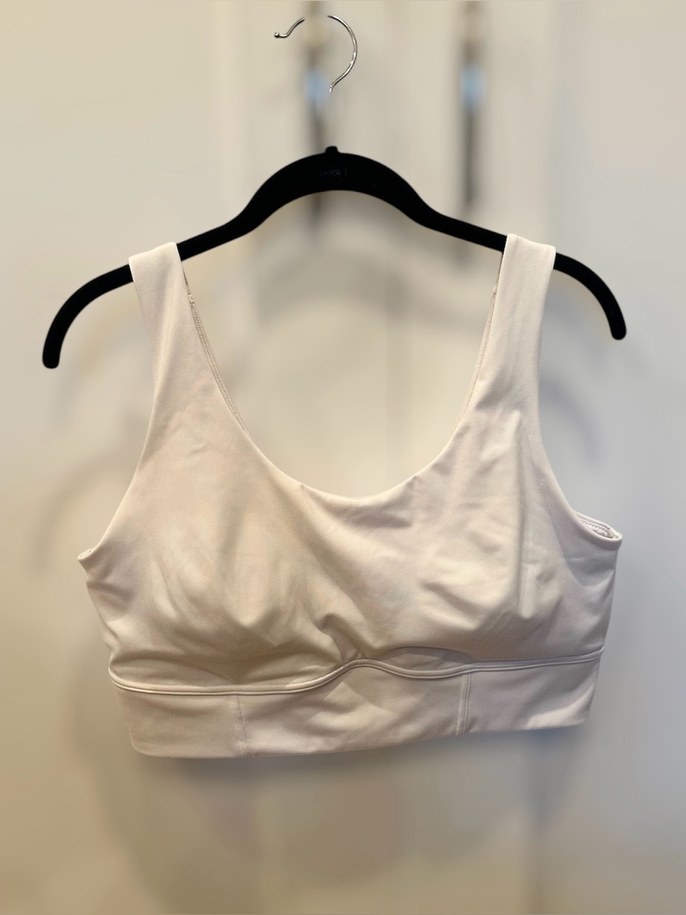 🆕 NWOT White All in Motion Padded Breathable Sports Bra Size XXL